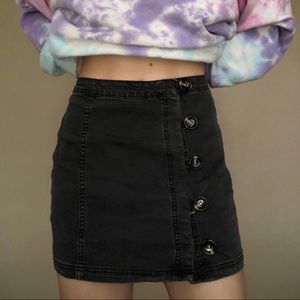 PacSun button-down skirt